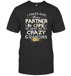 Crazy Grandma Partner in Crime design Men's T-Shirt