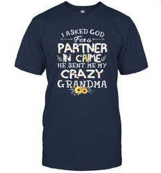 Crazy Grandma Partner in Crime design Men's T-Shirt