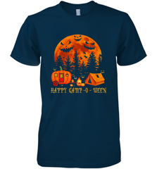Happy Camp O Ween Funny Camping Halloween Costume Camper RV Men's Premium T-Shirt Men's Premium T-Shirt - belovedtshirt