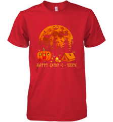 Happy Camp O Ween Funny Camping Halloween Costume Camper RV Men's Premium T-Shirt Men's Premium T-Shirt - belovedtshirt