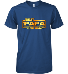 The best Papa in the galaxy Men's Premium T-Shirt Men's Premium T-Shirt - belovedtshirt
