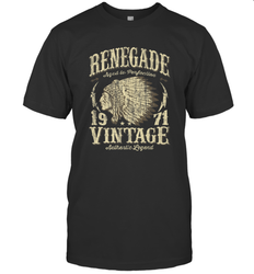 Vintage Made In 1971 T Shirt 47th Birthday Gift Men's T-Shirt