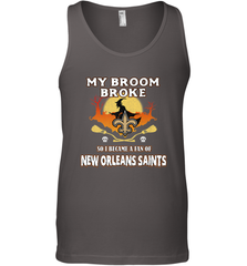 Broom Broke So I Became A Fan of New Orleans Saints   NFL Halloween Costume Men's Tank Top Men's Tank Top - belovedtshirt