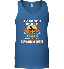 Broom Broke So I Became A Fan of New Orleans Saints   NFL Halloween Costume Men's Tank Top Men's Tank Top - belovedtshirt