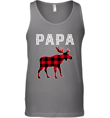 Papa Moose Red Plaid Christmas Pajama Men's Tank Top Men's Tank Top - belovedtshirt