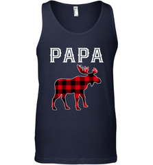 Papa Moose Red Plaid Christmas Pajama Men's Tank Top Men's Tank Top - belovedtshirt