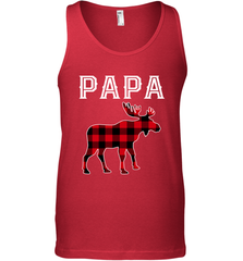 Papa Moose Red Plaid Christmas Pajama Men's Tank Top Men's Tank Top - belovedtshirt