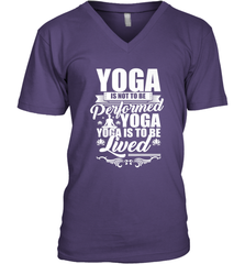 Yoga is More Than Yoga It's a Lifestyle Men's V-Neck Men's V-Neck - belovedtshirt