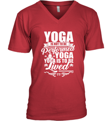 Yoga is More Than Yoga It's a Lifestyle Men's V-Neck Men's V-Neck - belovedtshirt