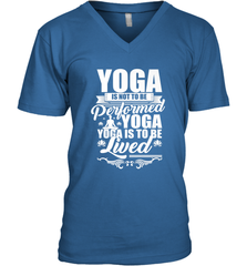 Yoga is More Than Yoga It's a Lifestyle Men's V-Neck Men's V-Neck - belovedtshirt