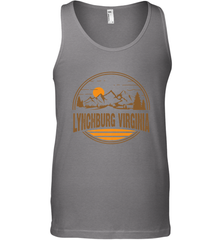 Vintage Lynchburg, Virginia Mountain Hiking Souvenir Print Men's Tank Top Men's Tank Top - belovedtshirt