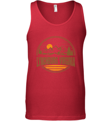 Vintage Lynchburg, Virginia Mountain Hiking Souvenir Print Men's Tank Top Men's Tank Top - belovedtshirt