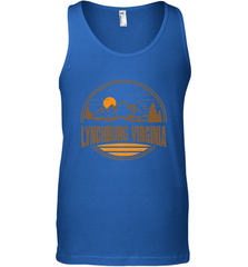 Vintage Lynchburg, Virginia Mountain Hiking Souvenir Print Men's Tank Top Men's Tank Top - belovedtshirt