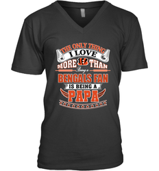 NFL The Only Thing I Love More Than Being A Cincinnati Bengals Fan Is Being A Papa Football Men's V-Neck