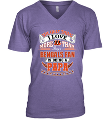 NFL The Only Thing I Love More Than Being A Cincinnati Bengals Fan Is Being A Papa Football Men's V-Neck Men's V-Neck - belovedtshirt
