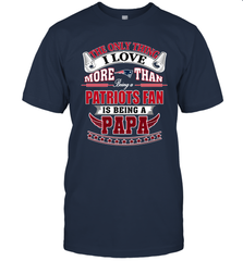 NFL The Only Thing I Love More Than Being A New England Patriots Fan Is Being A Papa Football Men's T-Shirt Men's T-Shirt - belovedtshirt