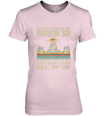 Storm Area 51 5K Fun Run They Can't Stop Us All Vintage UFO Women's Premium T-Shirt Women's Premium T-Shirt - belovedtshirt