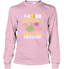 F Bomb Softball Mom Long Sleeve T-Shirt Long Sleeve T-Shirt - belovedtshirt