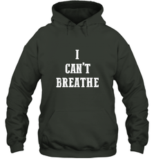I can't breathe Black lives matter simple message Hooded Sweatshirt Hooded Sweatshirt - belovedtshirt
