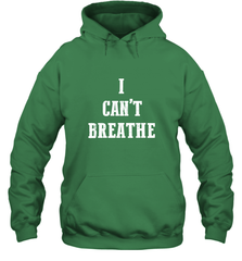 I can't breathe Black lives matter simple message Hooded Sweatshirt Hooded Sweatshirt - belovedtshirt