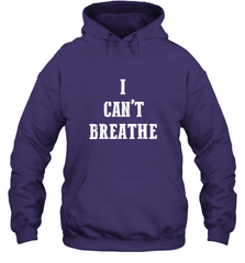 I can't breathe Black lives matter simple message Hooded Sweatshirt Hooded Sweatshirt - belovedtshirt