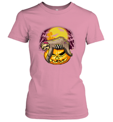 Halloween Sloth Zombie Jack O Lantern Pumpkin Trick Or Treat Women's T-Shirt Women's T-Shirt - belovedtshirt