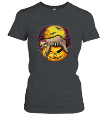 Halloween Sloth Zombie Jack O Lantern Pumpkin Trick Or Treat Women's T-Shirt Women's T-Shirt - belovedtshirt