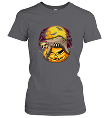 Halloween Sloth Zombie Jack O Lantern Pumpkin Trick Or Treat Women's T-Shirt Women's T-Shirt - belovedtshirt