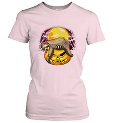 Halloween Sloth Zombie Jack O Lantern Pumpkin Trick Or Treat Women's T-Shirt Women's T-Shirt - belovedtshirt