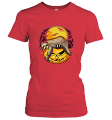 Halloween Sloth Zombie Jack O Lantern Pumpkin Trick Or Treat Women's T-Shirt Women's T-Shirt - belovedtshirt