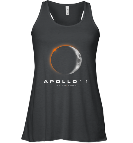 50th Anniversary Apollo 11 Moon Landing Women's Racerback Tank Women's Racerback Tank / Black / XS Women's Racerback Tank - belovedtshirt