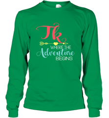 TK Transitional Kindergarten Where The Adventure Begins Long Sleeve T-Shirt Long Sleeve T-Shirt - belovedtshirt