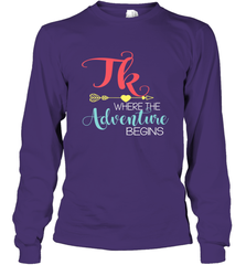 TK Transitional Kindergarten Where The Adventure Begins Long Sleeve T-Shirt Long Sleeve T-Shirt - belovedtshirt