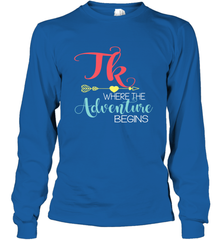 TK Transitional Kindergarten Where The Adventure Begins Long Sleeve T-Shirt Long Sleeve T-Shirt - belovedtshirt