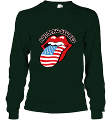 Mens The Rolling Stones USA Tongue Long Sleeve T-Shirt Long Sleeve T-Shirt - belovedtshirt