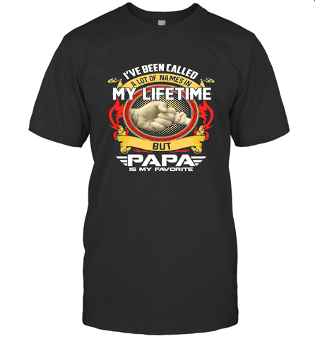 I've Been Called Lot Of Name But Papa Is My Favorite Men's T-Shirt Men's T-Shirt / Black / S Men's T-Shirt - belovedtshirt