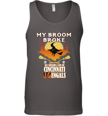 Broom Broke So I Became A fan of Cincinnati Bengals Halloween Costume Men's Tank Top Men's Tank Top - belovedtshirt