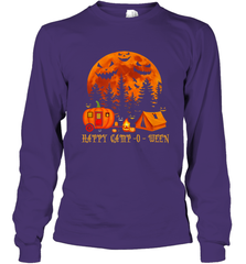 Happy Camp O Ween Funny Camping Halloween Costume Camper RV Long Sleeve T-Shirt Long Sleeve T-Shirt - belovedtshirt