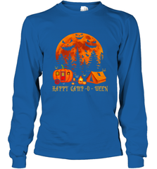 Happy Camp O Ween Funny Camping Halloween Costume Camper RV Long Sleeve T-Shirt Long Sleeve T-Shirt - belovedtshirt