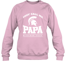 Michigan State Spartans They Call Me Papa Crewneck Sweatshirt Crewneck Sweatshirt - belovedtshirt