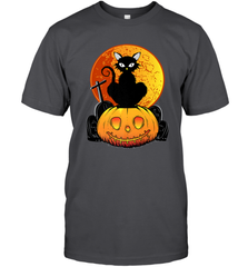 Happy Halloween Spooky Pumpkins Black Cat For Women Men's T-Shirt Men's T-Shirt - belovedtshirt