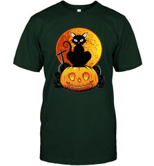 Happy Halloween Spooky Pumpkins Black Cat For Women Men's T-Shirt Men's T-Shirt - belovedtshirt