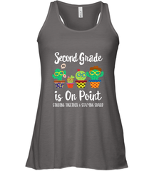 2nd Grade is on point, 1st day of school cactus teacher gift Women's Racerback Tank Women's Racerback Tank - belovedtshirt
