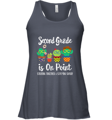 2nd Grade is on point, 1st day of school cactus teacher gift Women's Racerback Tank Women's Racerback Tank - belovedtshirt