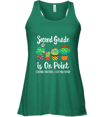 2nd Grade is on point, 1st day of school cactus teacher gift Women's Racerback Tank Women's Racerback Tank - belovedtshirt