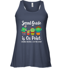 2nd Grade is on point, 1st day of school cactus teacher gift Women's Racerback Tank Women's Racerback Tank - belovedtshirt