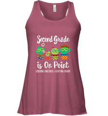 2nd Grade is on point, 1st day of school cactus teacher gift Women's Racerback Tank Women's Racerback Tank - belovedtshirt