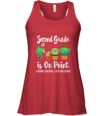 2nd Grade is on point, 1st day of school cactus teacher gift Women's Racerback Tank Women's Racerback Tank - belovedtshirt