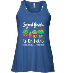 2nd Grade is on point, 1st day of school cactus teacher gift Women's Racerback Tank Women's Racerback Tank - belovedtshirt