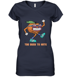 Peach Fuzzz Women's V-Neck T-Shirt